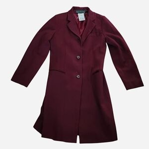 Burgundy Trenchcoat